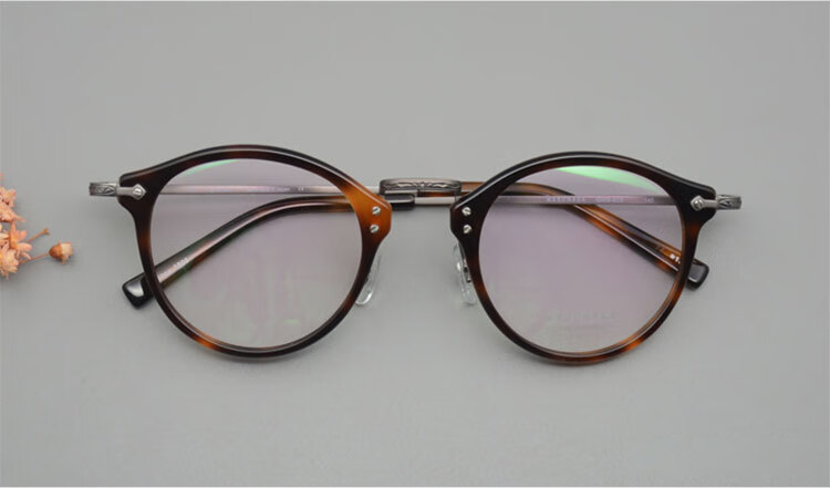 GMS805: Eason Chan's Exclusive Titanium Carved Myopia Glasses Frame