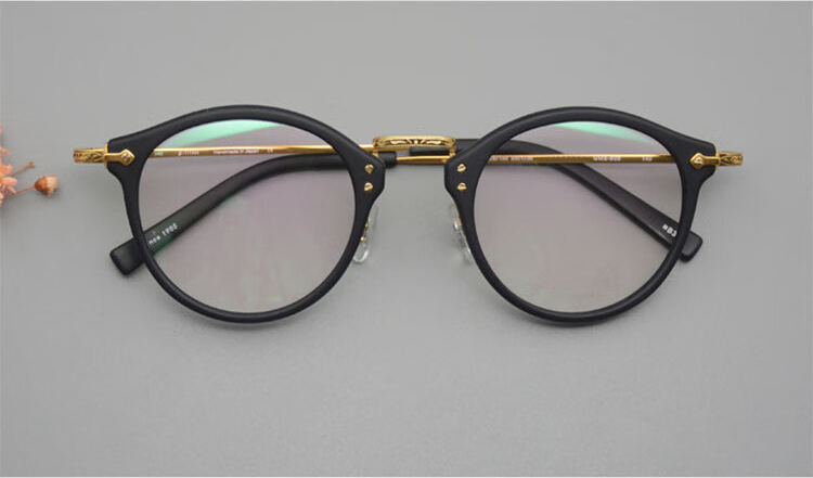 GMS805: Eason Chan's Exclusive Titanium Carved Myopia Glasses Frame