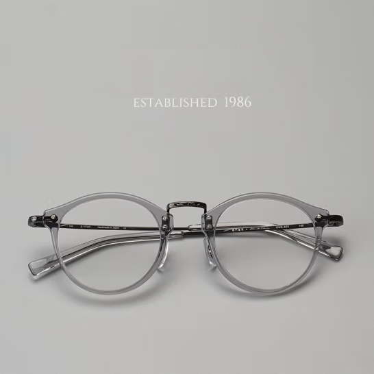 GMS805: Eason Chan's Exclusive Titanium Carved Myopia Glasses Frame