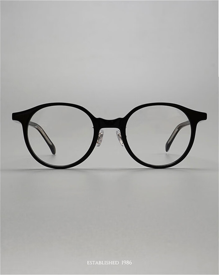 Hakusan BOSTON Glasses Frame: Japanese Retro Liberin Style, Men's & Women's High Myopia Frame