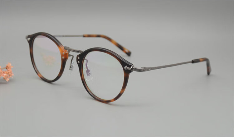 GMS805: Eason Chan's Exclusive Titanium Carved Myopia Glasses Frame