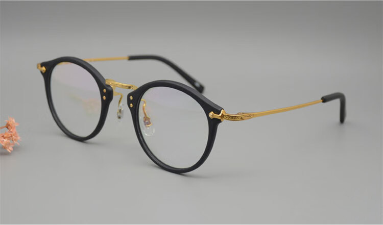 GMS805: Eason Chan's Exclusive Titanium Carved Myopia Glasses Frame