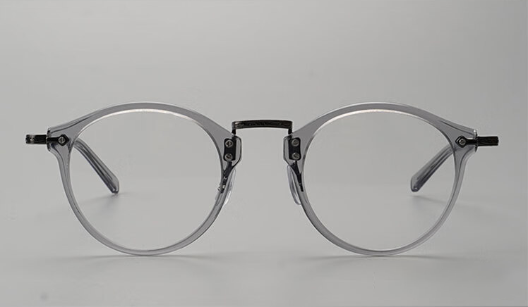 GMS805: Eason Chan's Exclusive Titanium Carved Myopia Glasses Frame