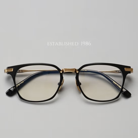 Japanese Handmade Retro Glasses Frames - Same as Shawn Yue's United DRX-2078 for Myopia