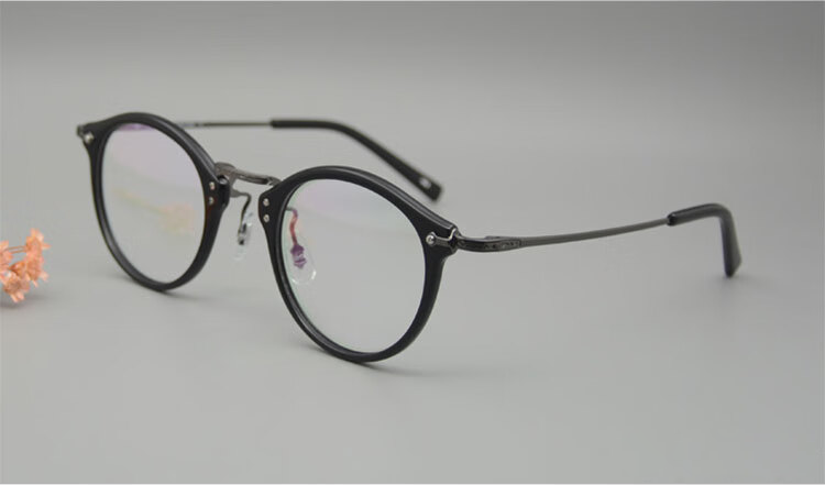 GMS805: Eason Chan's Exclusive Titanium Carved Myopia Glasses Frame