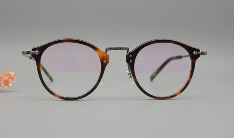 GMS805: Eason Chan's Exclusive Titanium Carved Myopia Glasses Frame