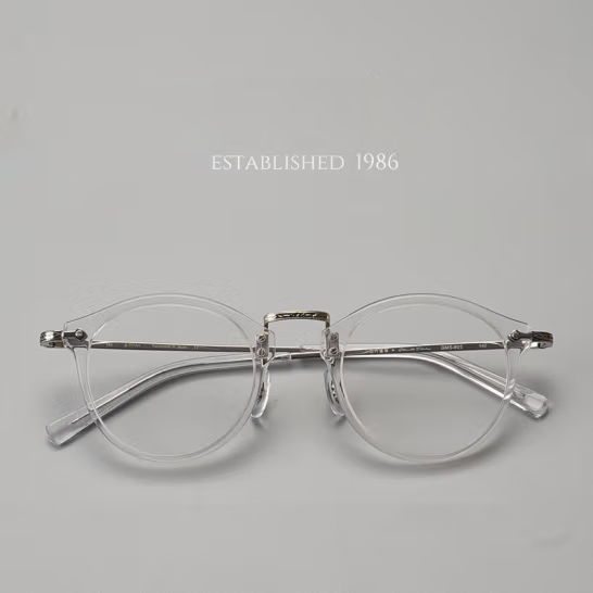 GMS805: Eason Chan's Exclusive Titanium Carved Myopia Glasses Frame