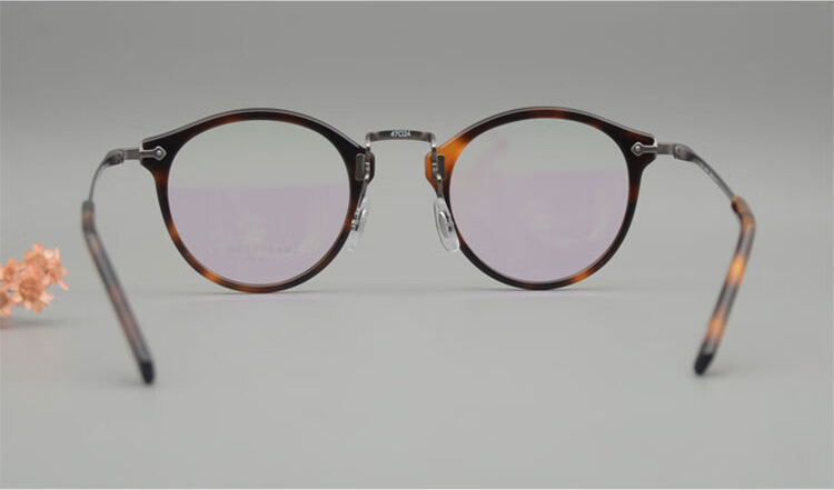 GMS805: Eason Chan's Exclusive Titanium Carved Myopia Glasses Frame