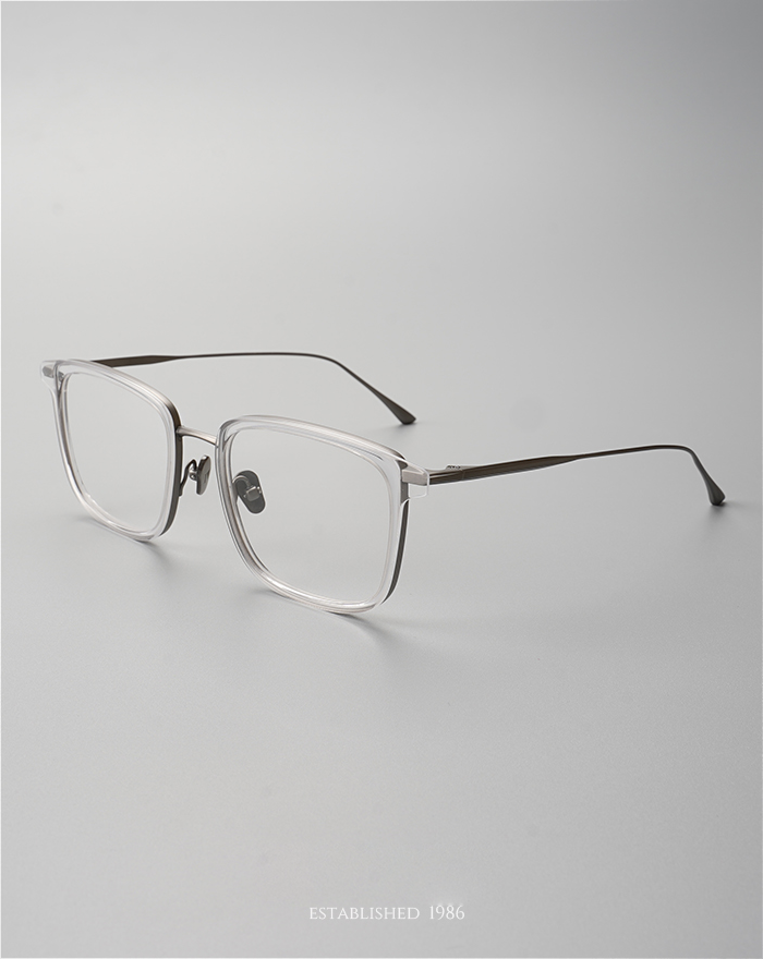 Japanese Designer Titanium Business Myopia Glasses, Ultra-Light Frame for Large and Round Faces