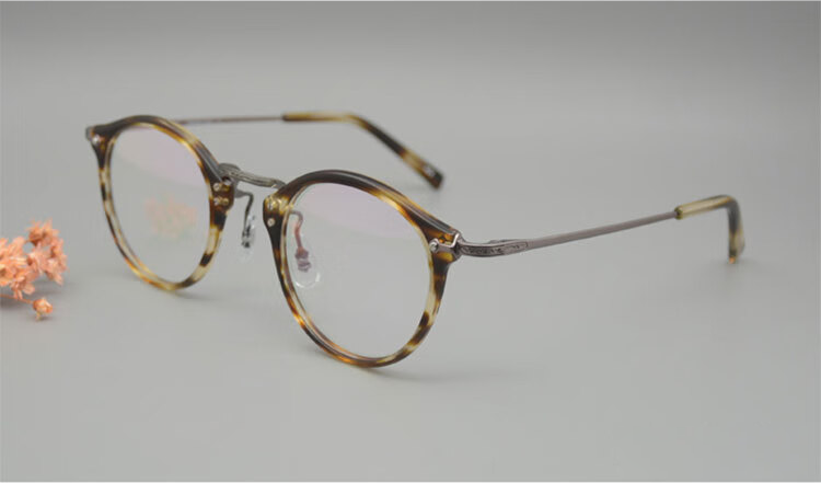 GMS805: Eason Chan's Exclusive Titanium Carved Myopia Glasses Frame