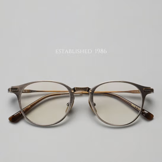 Japanese Handmade Retro Glasses Frames - Same as Shawn Yue's United DRX-2078 for Myopia