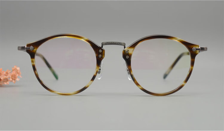 GMS805: Eason Chan's Exclusive Titanium Carved Myopia Glasses Frame