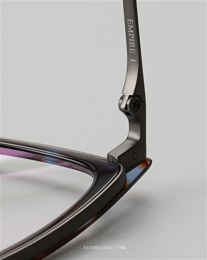 Japanese Designer Titanium Business Myopia Glasses, Ultra-Light Frame for Large and Round Faces