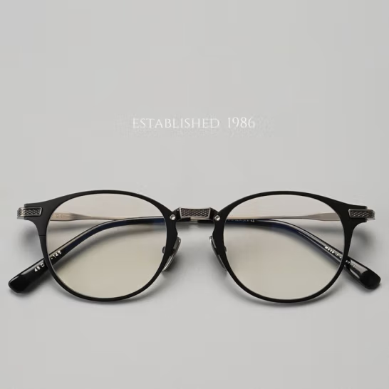 Japanese Handmade Retro Glasses Frames - Same as Shawn Yue's United DRX-2078 for Myopia