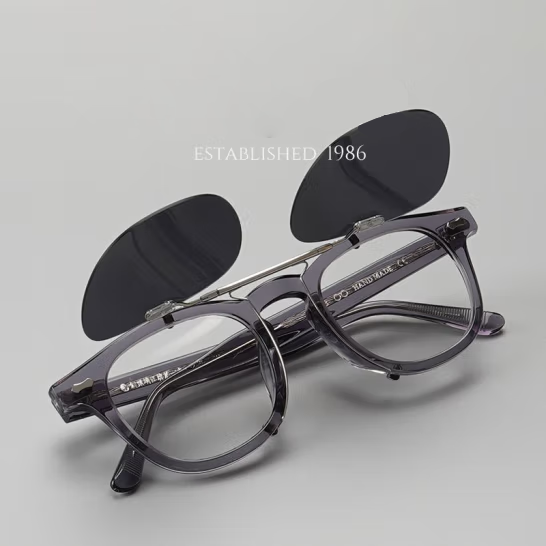 Japanese Handmade T504 Series Myopia Glasses Frame, Retro Design, Imported Plate