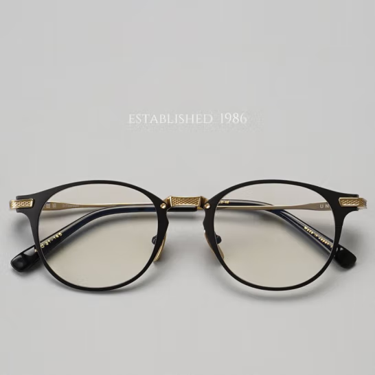 Japanese Handmade Retro Glasses Frames - Same as Shawn Yue's United DRX-2078 for Myopia